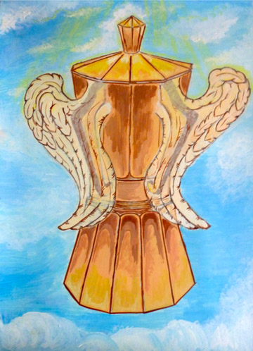 Caffettiera angelo custode