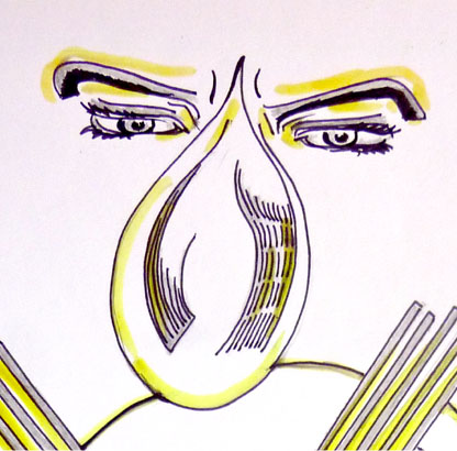 Diabolico Bernd, particolare